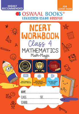 Oswaal Ncert Workbook Mathematics (Math Magic) Class 4(English, Paperback, unknown)