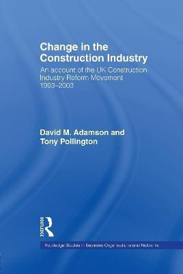Change in the Construction Industry(English, Electronic book text, Adamson David M)