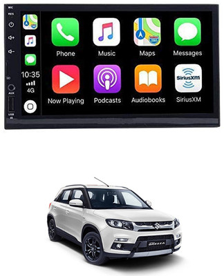 AYW 7 INCH Full Double Din Car Screen Stereo Media Player Audio Video Touch Screen Stereo Full HD with MP3/MP4/MP5/USB/FM Player/WiFi/Bluetooth & Mirror Link For Breeza Car Stereo(Double Din)