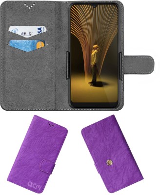 ACM Flip Cover for Flipkart M3 Smart(Purple, Cases with Holder, Pack of: 1)