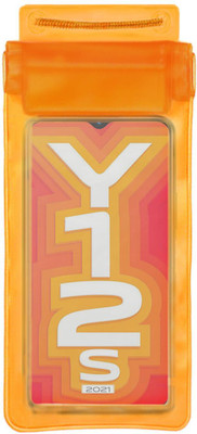 ACM Pouch for Vivo Y12s 2021(Orange, Waterproof, Silicon, Pack of: 1)