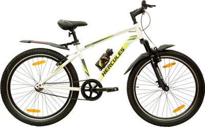 HERCULES TRAILFIRE HT 26 WHITE 26 T (inch) Mountain/Hardtail Cycle(Single Speed, White, Only Front Suspension)