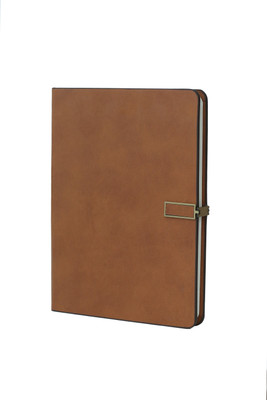 Erminio Palamino Sleek & Stylish Thermal Cover Diary with Magnetic Flap Ruled Notebook | Sugar Brown | Excellent Design | Latest Edition A5 Diary Ruled 180 Pages(Brown)