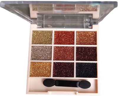 ADJD Water proff Glitter Eye shadow Palate For Girl & Woman 10 g(MULTI COLOR)