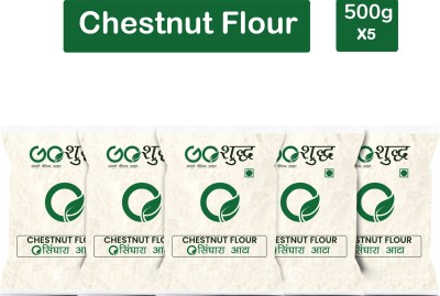 Goshudh Premium Quality Singhara Atta (Chestnut Flour)-500gm(2.5 kg, Pack of 5)