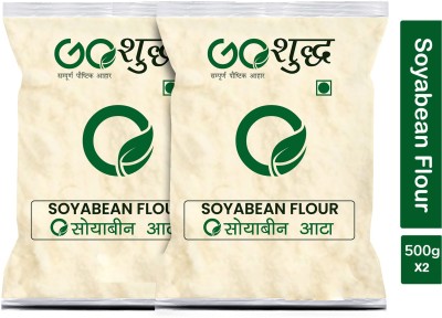 Goshudh Premium Quality Soya Bean Flour/Atta 500g Combo Pack Of 2(1 kg, Pack of 2)