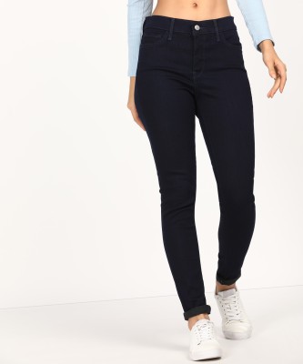 LEVI'S Super Skinny Women Dark Blue Jeans