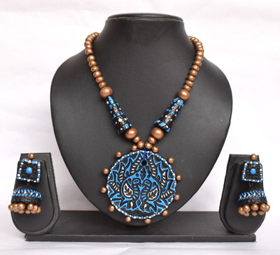Kraft call Terracotta Multicolor Jewellery Set(Pack of 1)