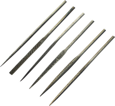 Scorpion File For Wax Work (Set Of 6 Pcs) In Plastic Pouch 14 Cm Knife Sharpening Steel(Steel)