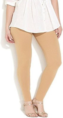 SHREENA CREATIONS Ankle Length Ethnic Wear Legging(Beige, Solid)