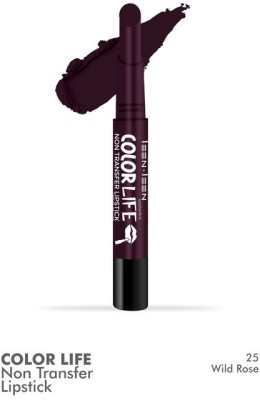 Teen.Teen COLORLIFE NON TRANSFER WATER PROOF LONG LASTING MATTE LIPSTICK (M-25 ROSEWOOD, 2.1 g)(Wild Rose, 2.1 g)
