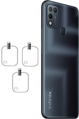 XAZE Back Camera Lens Glass Protector for INFINIX HOT 10 PLAY(Pack of: 3)