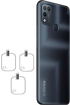 XAZE Back Camera Lens Glass Protector for INFINIX HOT 10 PLAY(Pack of: 3)