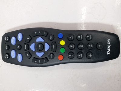 Tata Sky Original Universal HD Remote Controller Tata sky Remote Controller(Black)