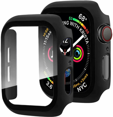 Ineix Front and Back Screen Guard for Apple watch 40mm for iWatch Series 6 Series 5 Series 4 & SE, Tempered Glass With Case, Protective Case Cover For iwatch(Pack of 1)