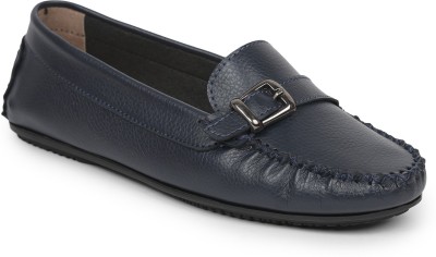 LIBERTY GI-SML-01 Loafers For Women(Navy)