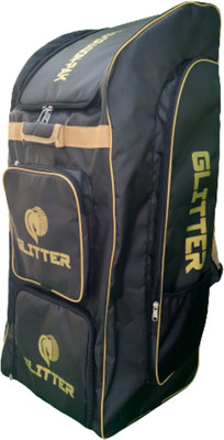 Glitter Gold-Dragon-Pak Cricket Kit Bag Pittho Style with Wheel (Shoe Cave & Bat Holder)(Black, Wheeler)