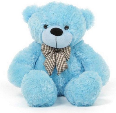 Lovehug LH Teddy bear Soft Teddy Bear 4 feet Long Soft Sky Blue bear BIRTHDAY GIFT - 121 cm  (SKY BLUE)  - 0.9 inch(Blue)