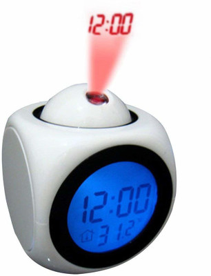VFL Digital White Clock