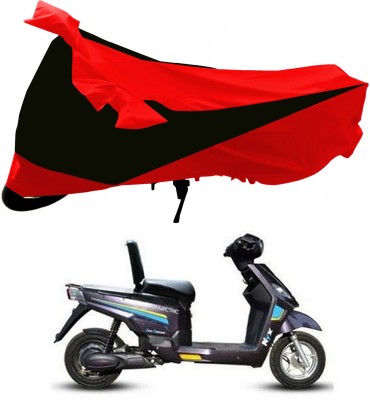 Ascension Two Wheeler Cover for Hero(Electric NYX, Red, Black)