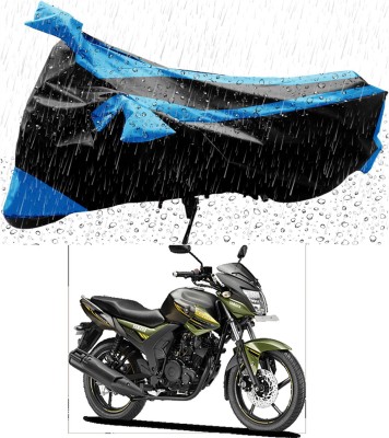 ENTIRELY ELITE Two Wheeler Cover for Yamaha(SZ-RR, Blue, Black)