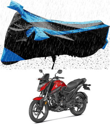 THE REAL ARV Two Wheeler Cover for Honda(X-Blade, Blue, Black)