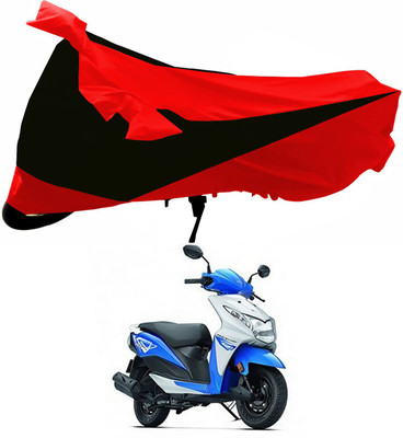 APNEK Two Wheeler Cover for Honda(Dio, Red, Black)