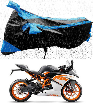 THE REAL ARV Two Wheeler Cover for KTM(RC 200, Blue, Black)