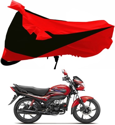 APNEK Two Wheeler Cover for Hero(Passion Pro i3S, Red, Black)