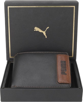 PUMA Men & Women Casual Black Artificial Leather Wallet(6 Card Slots)