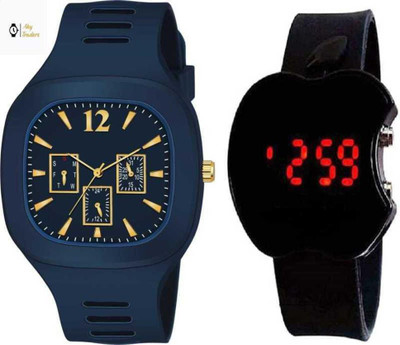 Actn A1C NEW BLACK & BLUE NEW GENERATION LOOK COMBO ANALOG WATCH AND DIGITAL WATCH FOR BOYS Analog-Digital Watch MENS & WOMEN NEW GENERATION WATCH COMBO Analog-Digital Watch - For Men & Women Actn A1C NEW BLACK & BLUE NEW GENERATION LOOK COMBO ANALOG WATCH AND DIGITAL WATCH FOR BOYS Analog-Digital Watch MENS & WOMEN NEW GENERATION WATCH COMBO Analog-Digital Watch - For Men & Women
