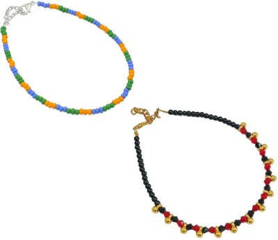 HIGH TRENDZ Alloy Anklet(Pack of 2)