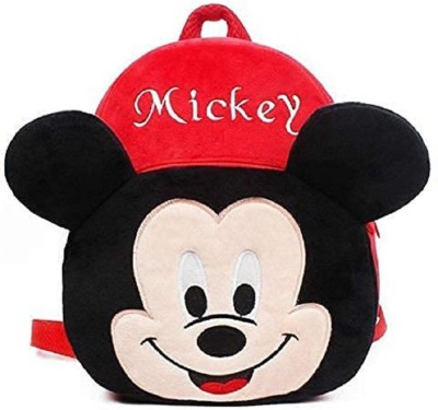 Heerat Kids Backpack Toddler Bag Plush Animal Cartoon Mini Travel Bag for Baby Girl Boy (Red-Micky) 5 L Backpack(Red)