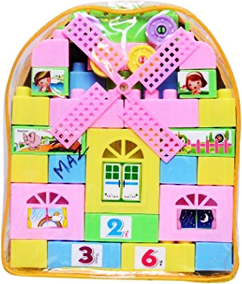 BASICS 21 Learning & Educational Building Blocks Toy Set for Kids (36 Pcs) (Multicolor)(Multicolor)