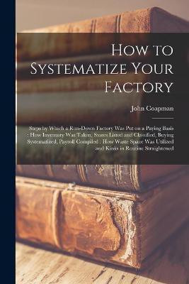 How to Systematize Your Factory [microform](English, Paperback, Coapman John)