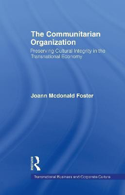 Communitarian Organization(English, Electronic book text, McDonald Jo Ann)