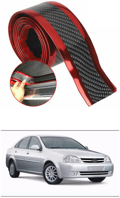 PECUNIA Plastic Car Door Guard(Black, Red, Pack of 1, Chevrolet, Optra)