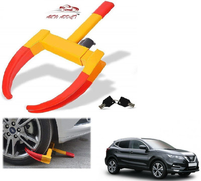 AuTO ADDiCT Car Wheel Lock Tyre Locks Security Tire Clamp Anti Theft Protective For Nissan Qashqai Wheel Lock