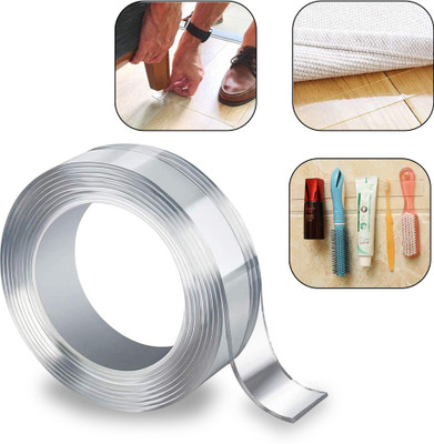 GETOWN transparent cello tape Small Dispenser Adhesive Type (Manual)(White)