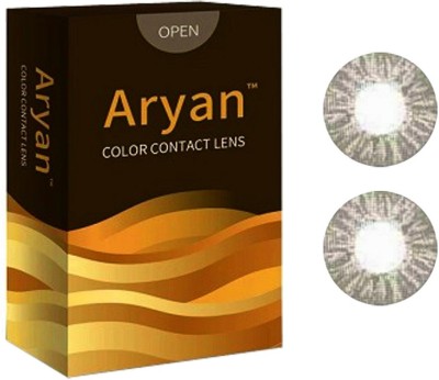 ARYAN Quaterly Disposable(1.75, Colored Contact Lenses, Pack of 2)