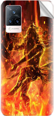 Snooky vivo V21 5G Mobile Skin(Orange)