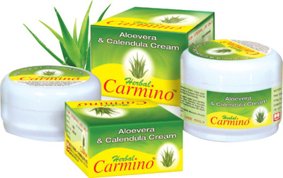 CARMINO Alovera & Calendula Cream, 50G (Pack of 3)(150 g)