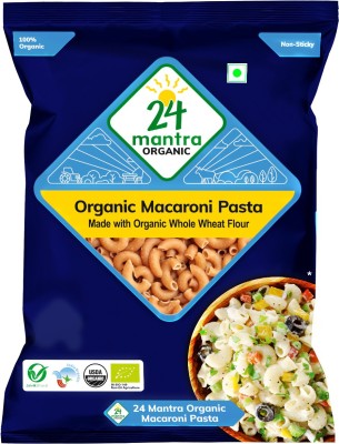 24 Mantra Organic Whole Wheat Macaroni Pasta Pasta(400 g)