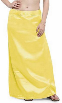 Aarvi styles white-beer3 Satin Blend Petticoat(Free)