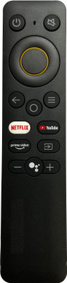 SHIELDGUARD Remote Compatible for  Smart LED TV Remote Control with Netflix & YouTube functions (Without Voice function) Realme Remote Controller(Black)