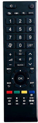 Piyush COMPATIBLE TO TOSHIBA LED/LCD UN-89. Old remote must be exactly same . Send old remote photo at 9822247789 whatsapp for verification. Remote Controller(Black)