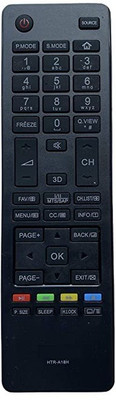 Piyush COMPATIBLE TO HAIER LED.LCD HTR-A18H. Old remote must be exactly same . Send old remote photo at 9822247789 whatsapp for verification. Remote Controller(Black)