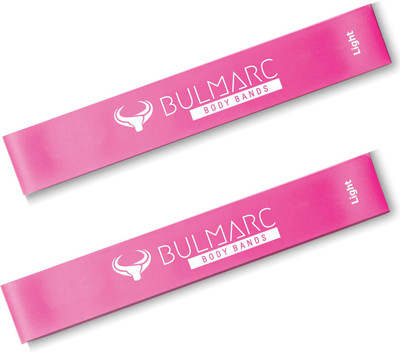 Bulmarc Set of 2 Light Resistance Bands (20 - 40 lbs) Resistance Tube(Light Resistance Band (Set of 2))