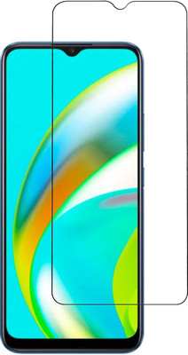 WRENS Edge To Edge Tempered Glass for Realme C12(Pack of 1)