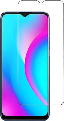 WRENS Edge To Edge Tempered Glass for Realme C15(Pack of 1)